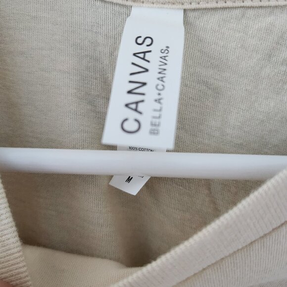 Bundle of Bella + Canvas Basic Green, White, Cream Unisex T-Shirts Tees - Size M - Picture 5 of 7